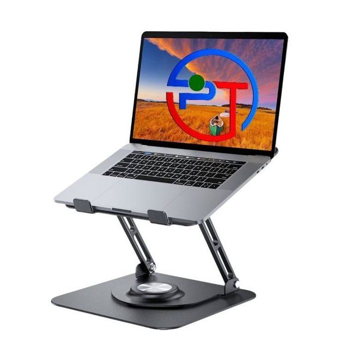 Support PC Portable en aluminium Avec Ventilateur De Refroidissement rotatif Support de Laptop Stand YL-906
