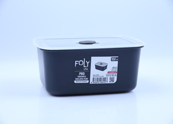Boîte de Rangement Rectangulaire Hermétique Pro 950ml BNM-8410 - Couleur Aléatoire