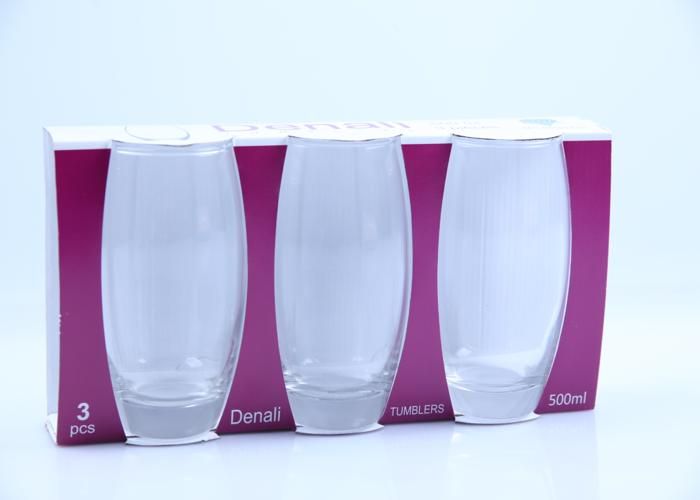 3 Verres à Jus Denali 500ml PM062A