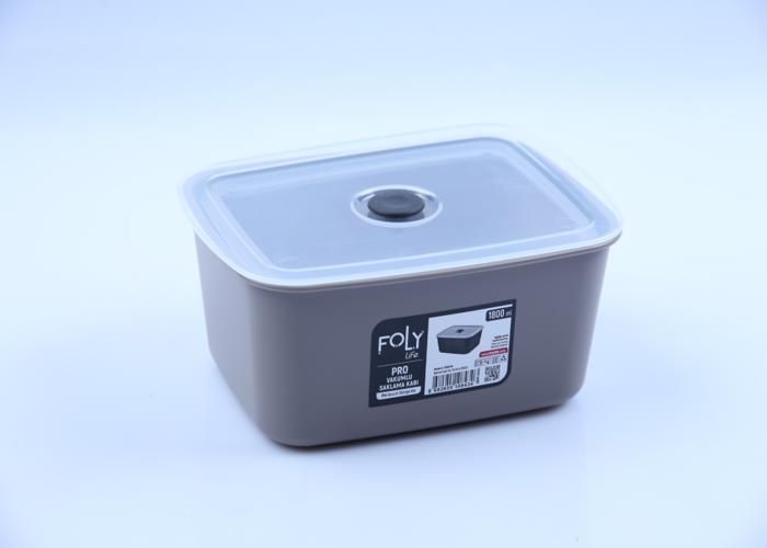 Boîte de Rangement Rectangulaire Hermétique Pro 1,8L BNM-8434 - Couleur Aléatoire