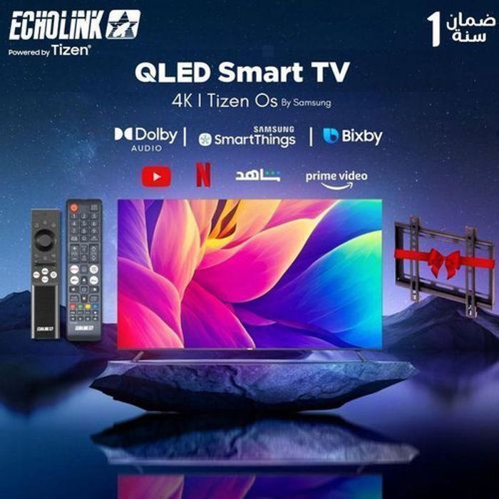 ECHOLINK - 50Q70 SMART TV 4K QLED 50″ TIZEN OS Avec Support