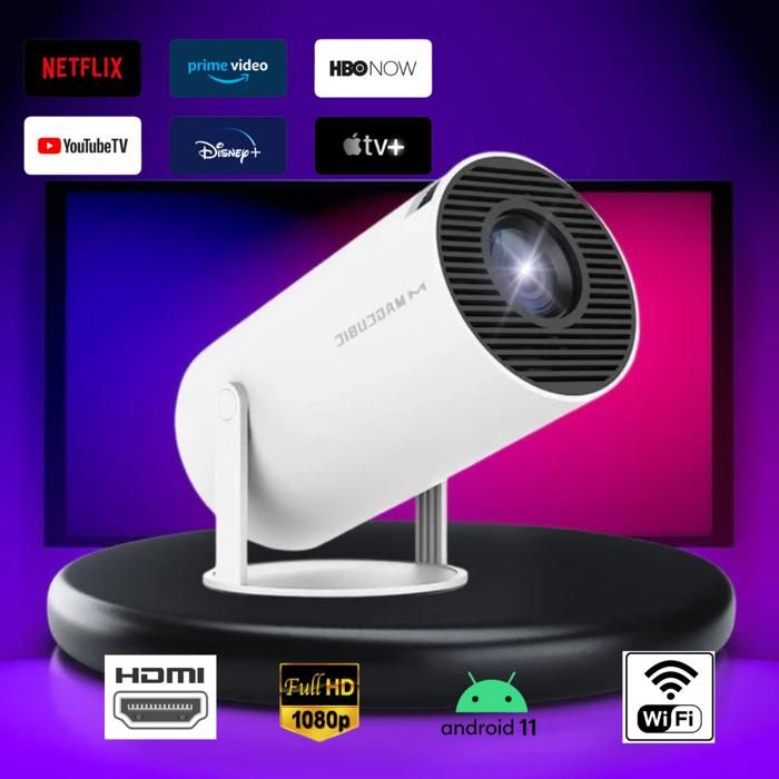 Magcubic Projecteur  Android 1080P Full HD Home Cinéma 4K