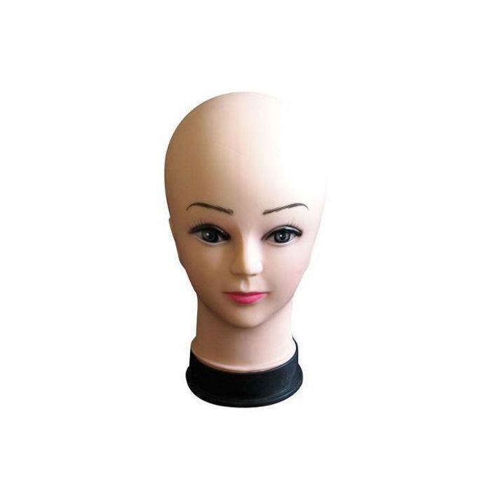 Tete de manequin pour perruque.foulars .casquette femme