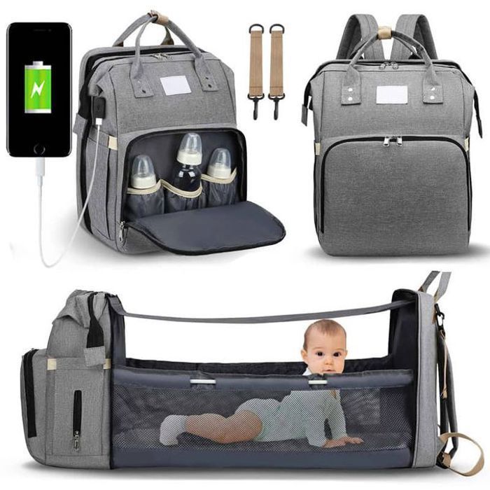 Sac pliable à couches spacieux - le compagnon parfait pour les mamans actives