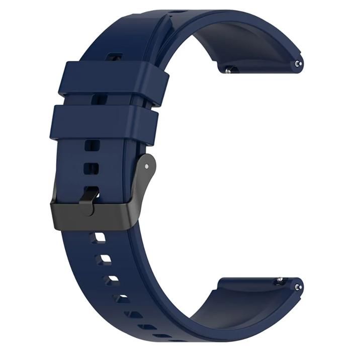 Bracelet de rechange en silicone 22mm Bleu Marine Pour Huawei Watch GT3 46mm, GT 2 GT2 Pro