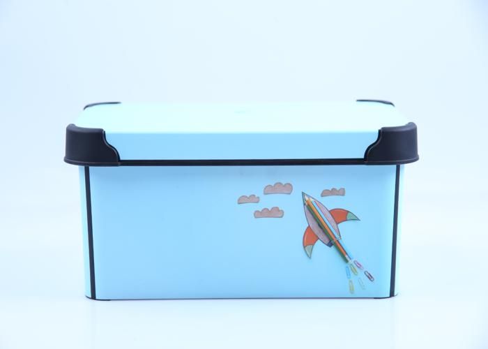 Box de rangement - GENERIC - 5L - Bleu - Plastique - Design contemporain