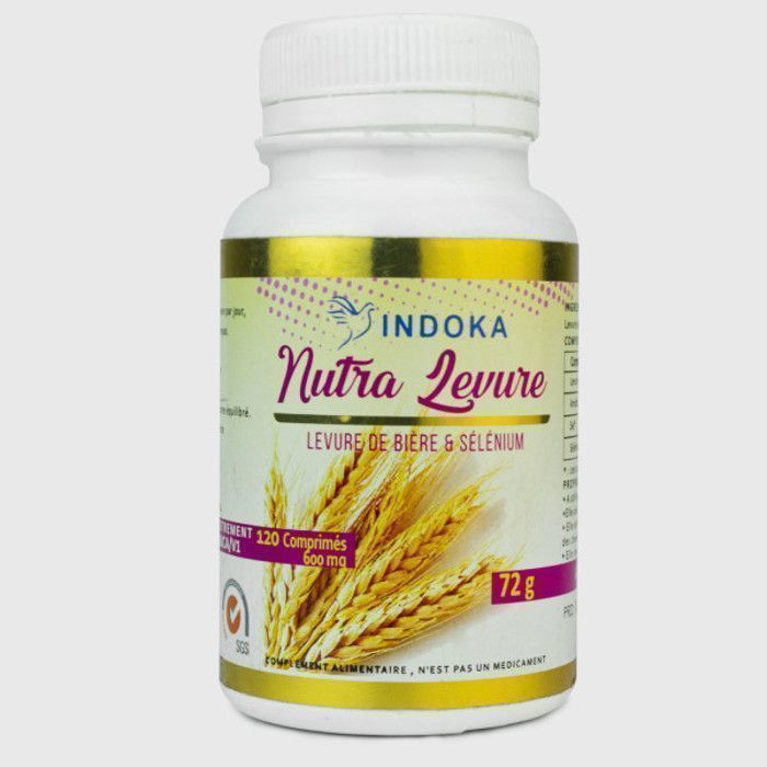 INDOKA NUTRA LEVURE 600MG 120 COMPRIMES