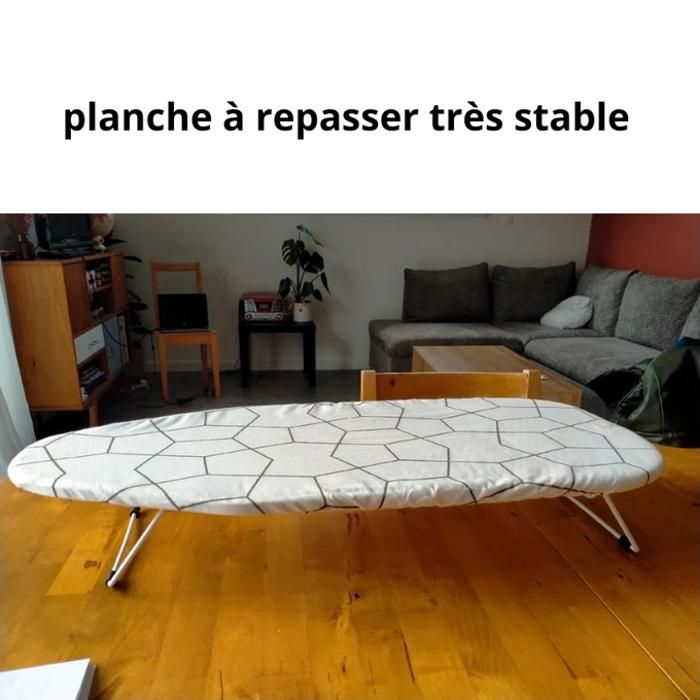 Planche à repasser de table, 73x32 cm - blanc