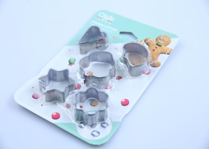 Moule à Biscuit - Métal - 5 Pièces - Compatible Congélateur - Compatible Lave-Vaisselle