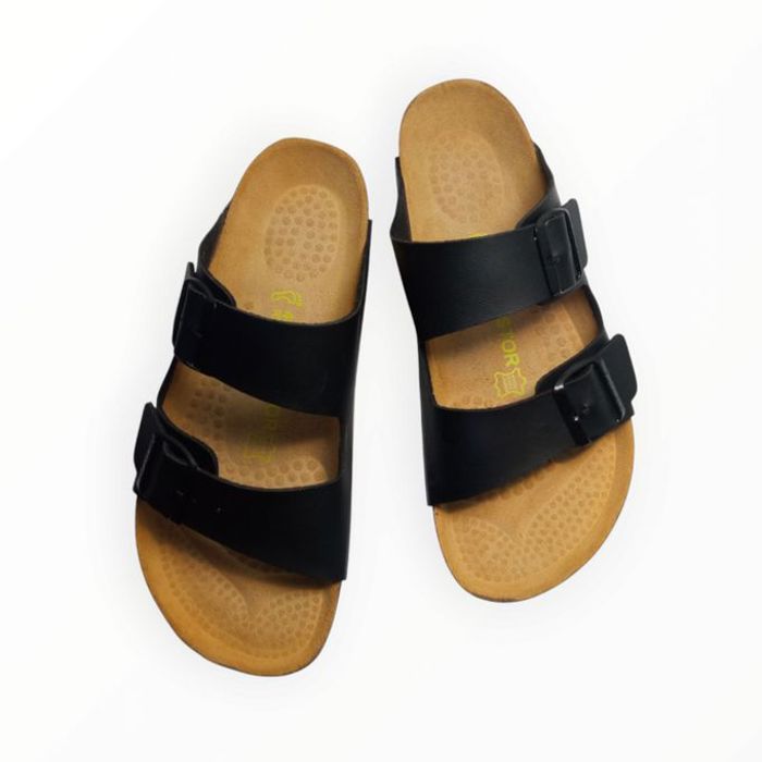 Sandale Médicale - GENIRIC - Noir - Confort Optimal - Semelle Ergonomique - Antidérapante - Marjane Mall - Image 1