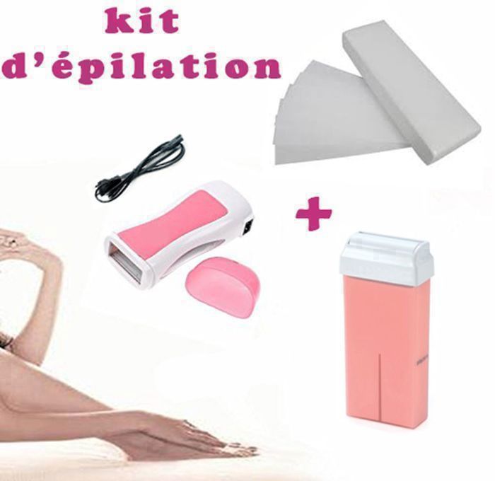 Appareil chauffe cire - GENERIC - Pack 3 pièces - Cire chaude - Hypoallergénique - Épilation efficace