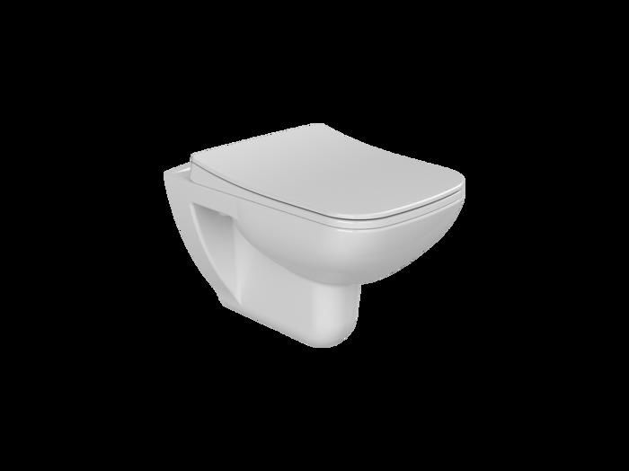 Cuvette de Toilette - Duru - Suspendue - Carrée - Céramique - Évacuation Horizontale