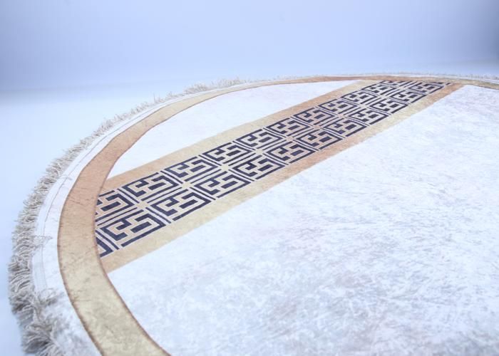 Tapis Hermas Rond 1,5x1,5 - Couleur aléatoire