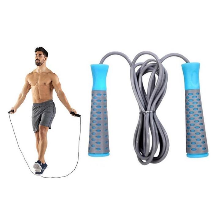 Corde à sauter réglable éxercice de Remise en Forme Cardio Fitness Homme & Femme