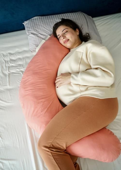 Coussin de grossesse Corail
