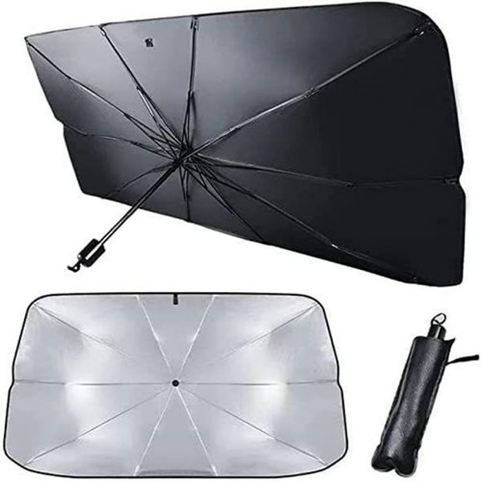 Protection contre la chaleur et les UV pour pare-brise de voiture, Parapluie pare-soleil de voiture