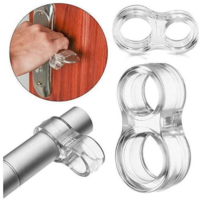 4 pcs Butoir de porte pour poignées