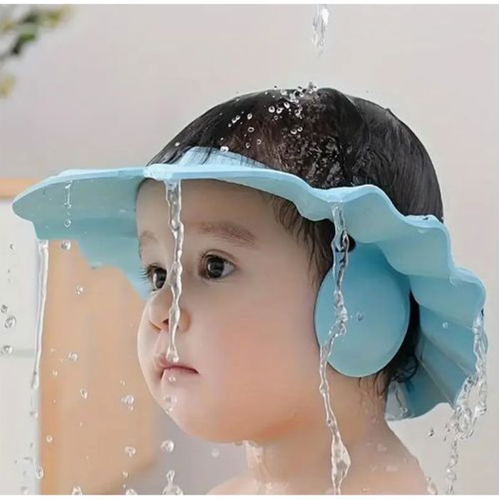 Visière de bain réglable pour bébé .