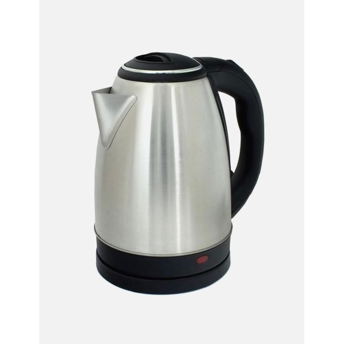 Bouilloire électrique - Inox - 2L - 1500W - Sécurité automatique - Facile à nettoyer