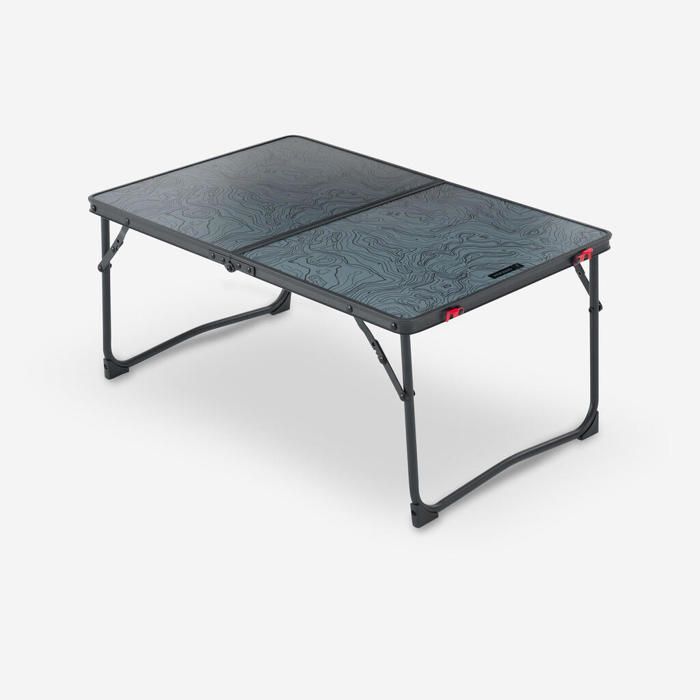 Mini table de camping — 64 × 42 × 29,5 cm — Légère et pliable
