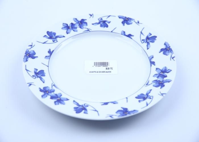 Assiette - GENERIC - Vista Alegre - 22cm - Porcelaine - Blanc