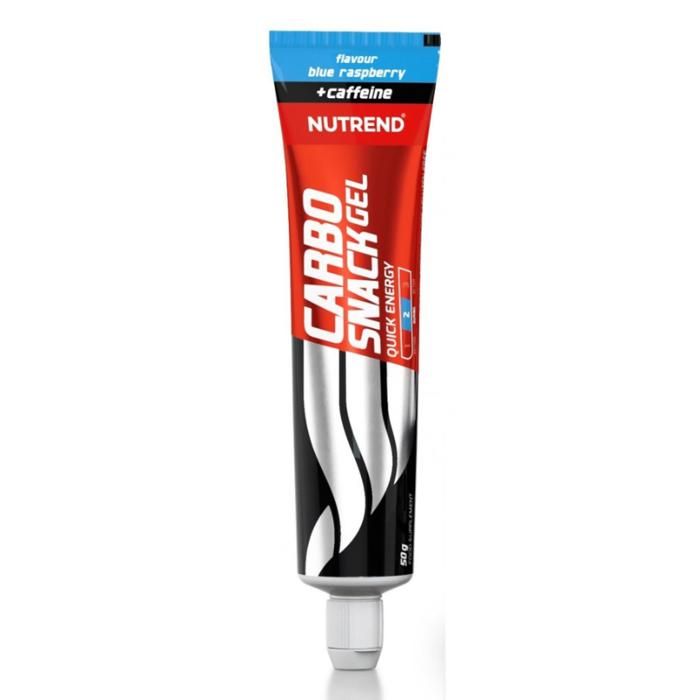 Carbo Snack Gel Fast Energy + Caffiene 50 g Blue Raspberry - Gel Énergétique Pour Une Performance Maximale