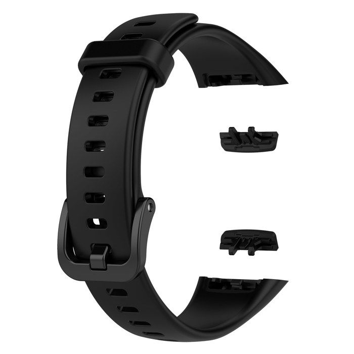 Bracelet de rechange en silicone Noir pour Huawei Band 6