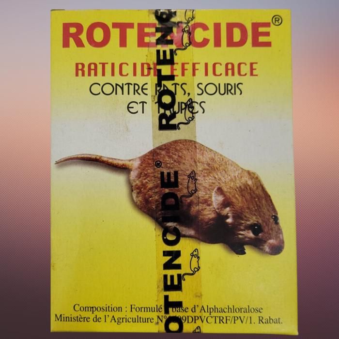 Rotencide Poudre pour la fabrication d’appât raticide à usage professionnel ou domestique