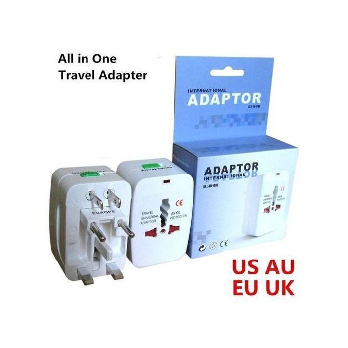 Adaptateur prise de voyage Universal All in One International for USA EU UK AU