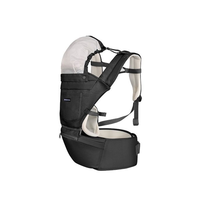 Porte bébé physiologique Gwen 2 Black 3 positions