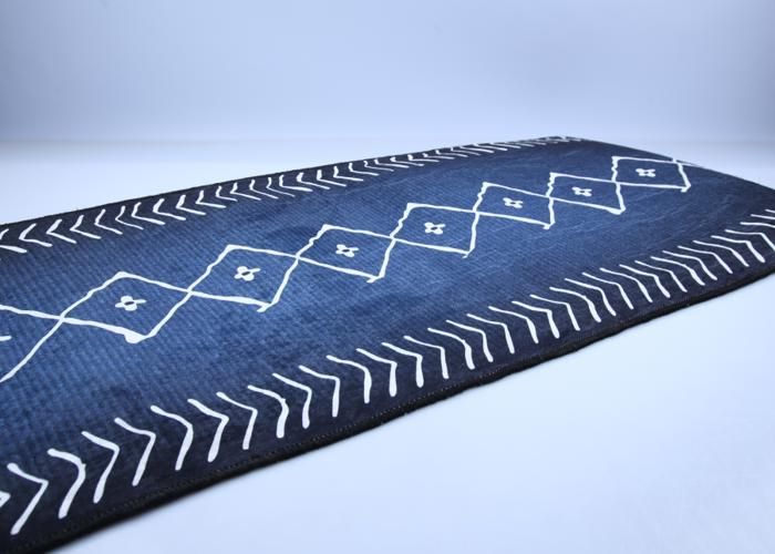 Tapis couloir - GENERIC - Asia - 70x155 cm - Bleu - Moderne - Synthétique