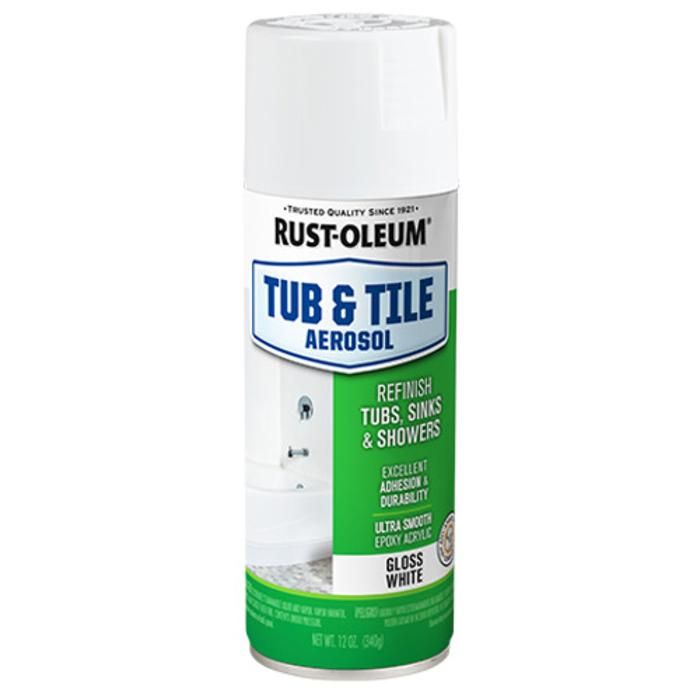 Peinture/Epoxy de Rust-Oleum®L'aérosol Bomb  pour baignoires, Sanitaires et carrelages