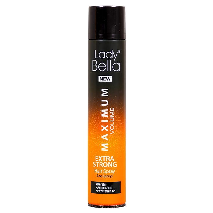 Laque pour cheveux - Bella - Max de volume - Fixation extra forte - Non gras - 300 ml