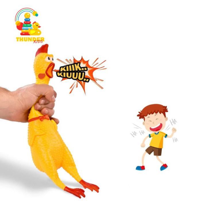 Poulet hurlant et strident