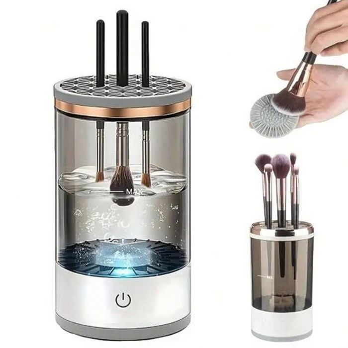 Nettoyeur Et Séchoir De Pinceaux De Maquillage Électrique