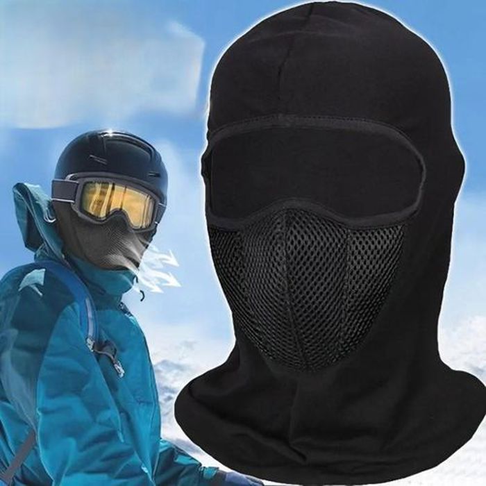 Masque intégral cagoule de moto respirante pour hommes et femmes