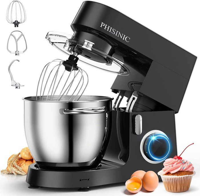 Robot Pâtissier, PHISINIC 1800W Pétrin Professionnel