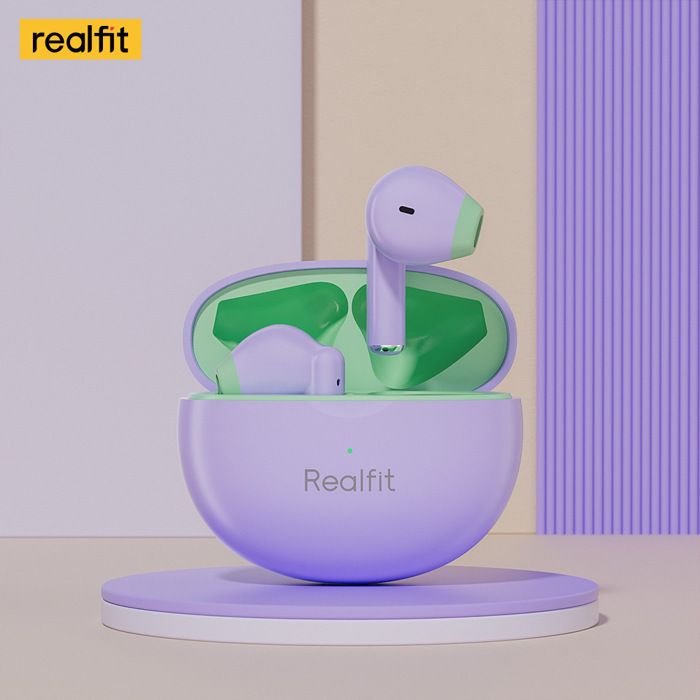 Écouteurs Bluetooth - REALFIT - F2 - HIFI - TWS - Autonomie 12h