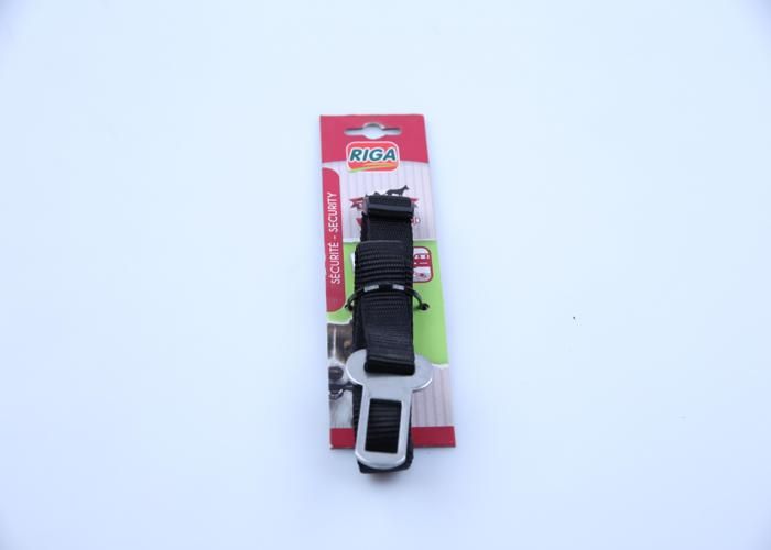 Sangle de Sécurité pour Chien - RIGA - Moyen - Nylon - Noir - Confort Optimal