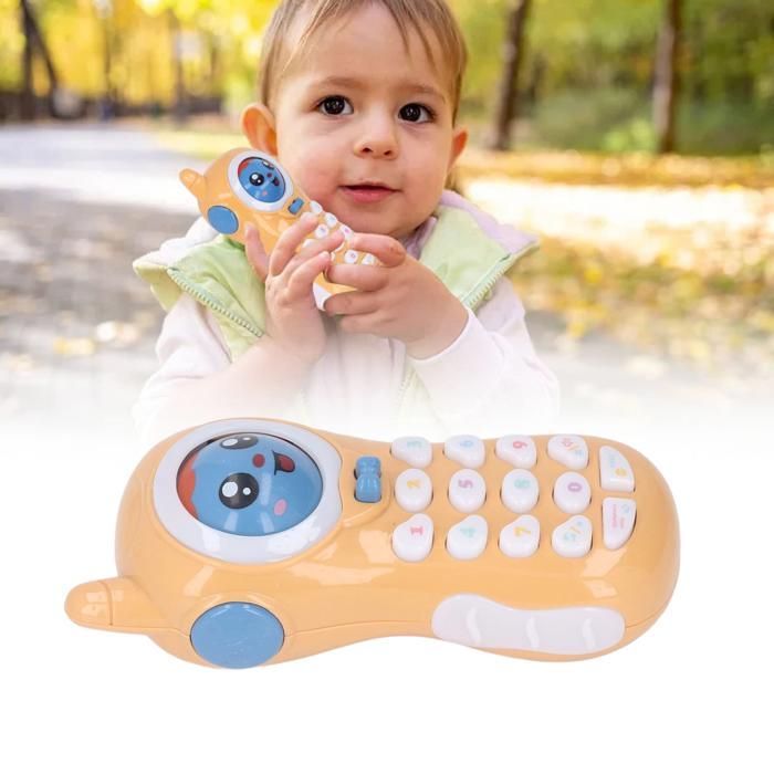 Jouets de téléphone pour bébé, anneau de dentition, musique, voix, éducation