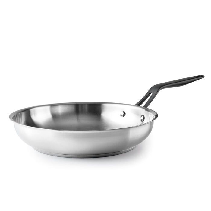 Poêle - LACOR - ORIGIN INOX 20 CM - Acier inoxydable 18/10 - Poignée fixe - Fond thermodiffuseur