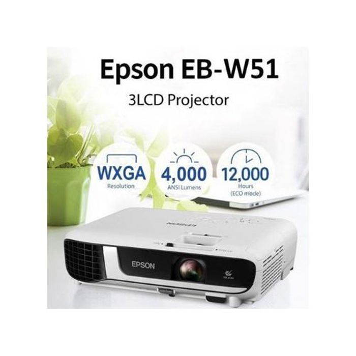 Epson EB-W51 Vidéoprojecteur 4000 Lumens WXGA (1280 x 800) (V11H977040);