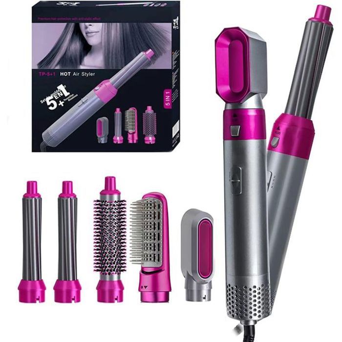 ORGINAL Séchoir cheveux 5 in 1 brosse a air chaud multifonctions électrique