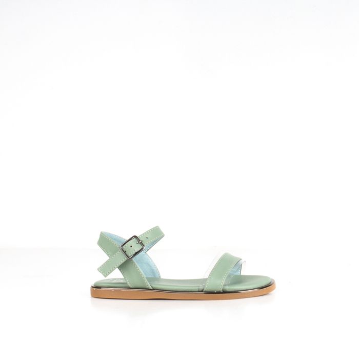 Sandales - Sweety - Vert - Cuir synthétique - Talon plat - Pour filles - Marjane Mall - Image 4