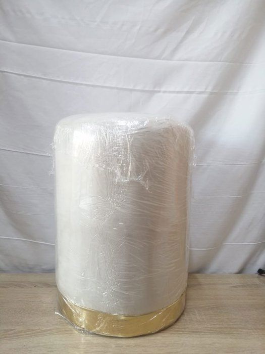pouf et Tabouret  pour salon Couleur Blanc 45/33  cm