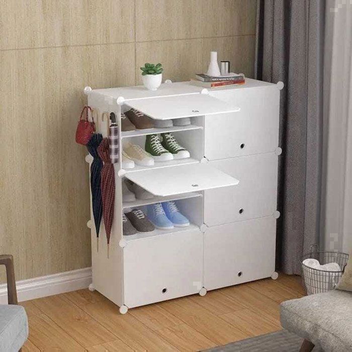 Meuble à Chaussures - Armoire à Chaussures en Plastique