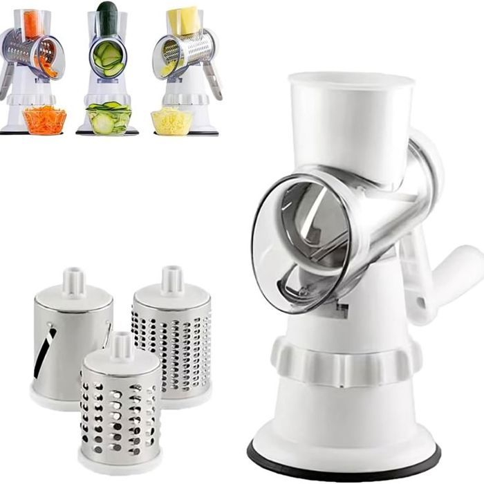 Trancheuse à fruits et légumes avec 3 tailles de tambour ( Vegetable Cutter )