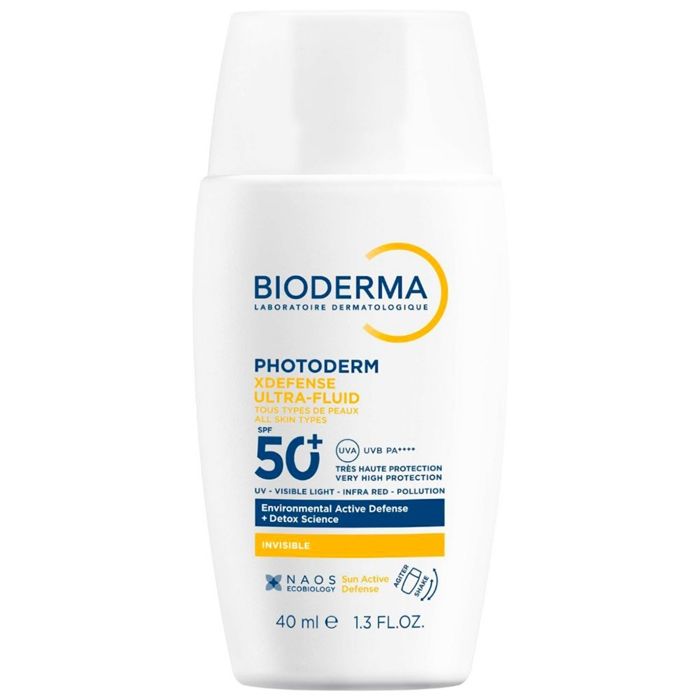 Bioderma Photoderm XDefense Ultra-Fluid SPF50+ – Protection Solaire Tous Types de Peaux - 40 ml