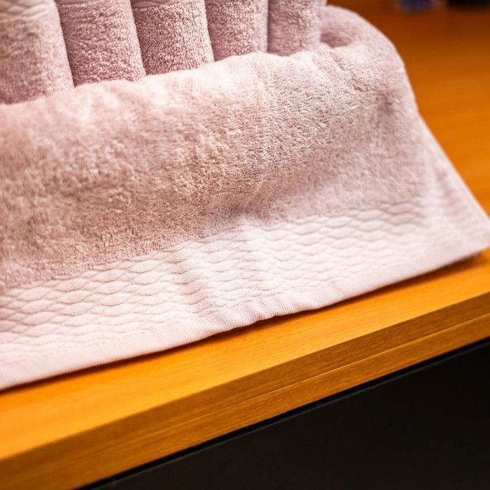 Serviette de bain - Caramela - Rose - 50x90 cm - Coton premium - Ultra-absorbante