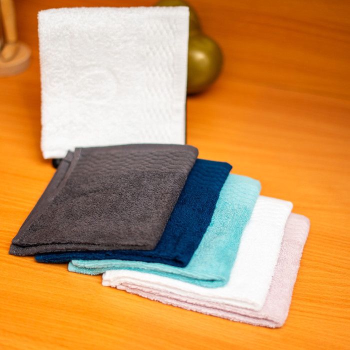 Serviette de bain - Caramela - Pack de 6 - Multicouleur - 30x30 cm - Coton ultra-absorbant